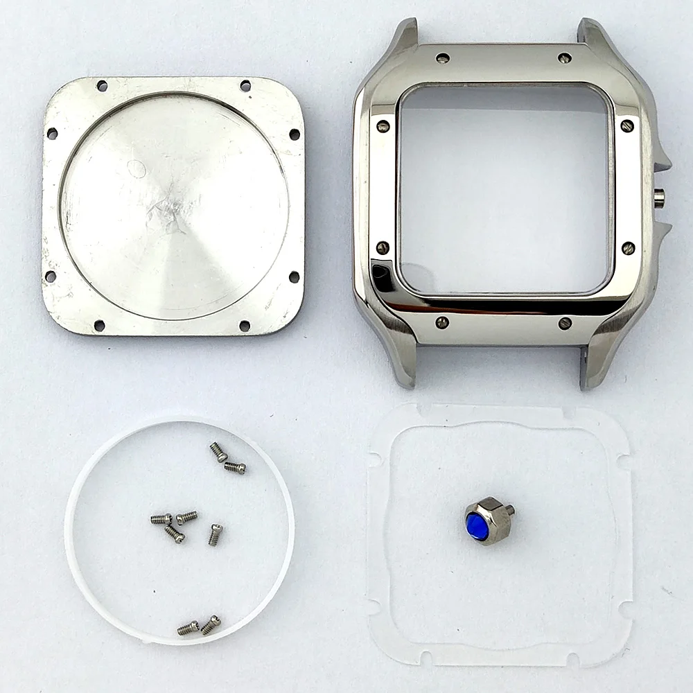 Stainless Steel 37mm Men's Watch Case with Mineral Glass - NH35 Mechanical Automatic Movement Accessory