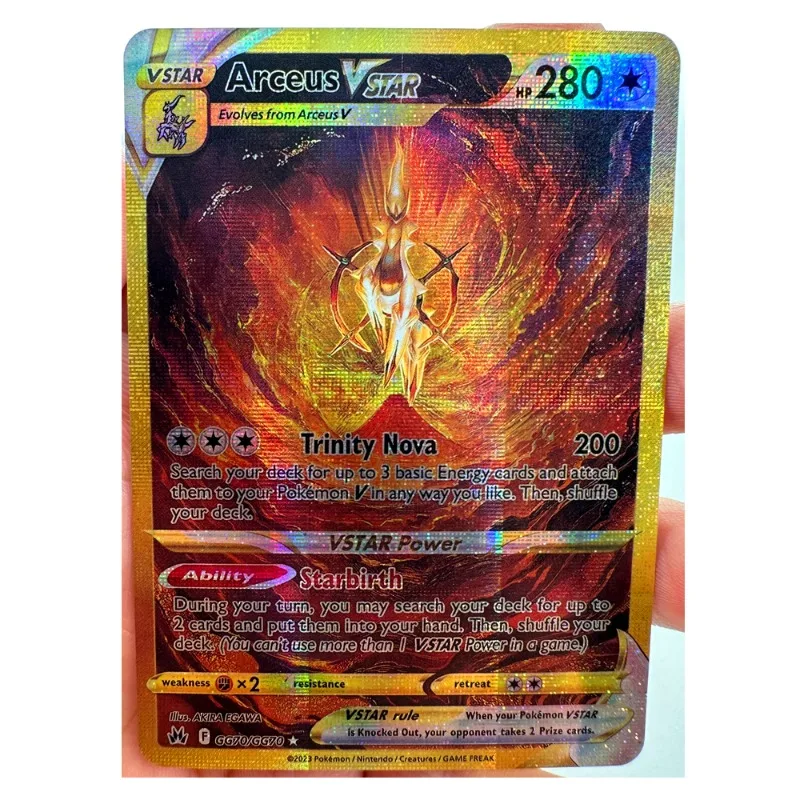 

Pokenmon Arceus VSTAR игрушки хобби Коллекционная игра Коллекция аниме-открытки