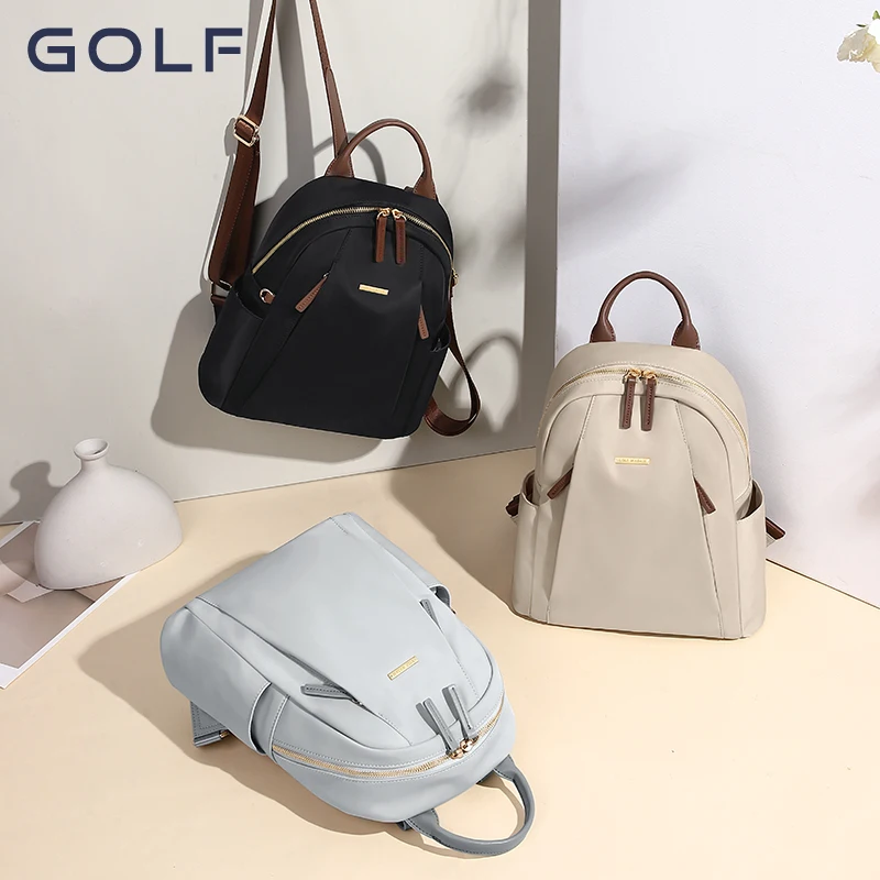 GOLF backpack for women, lightweight and large capacity student backpack, casual and fashionable travel backpack 6