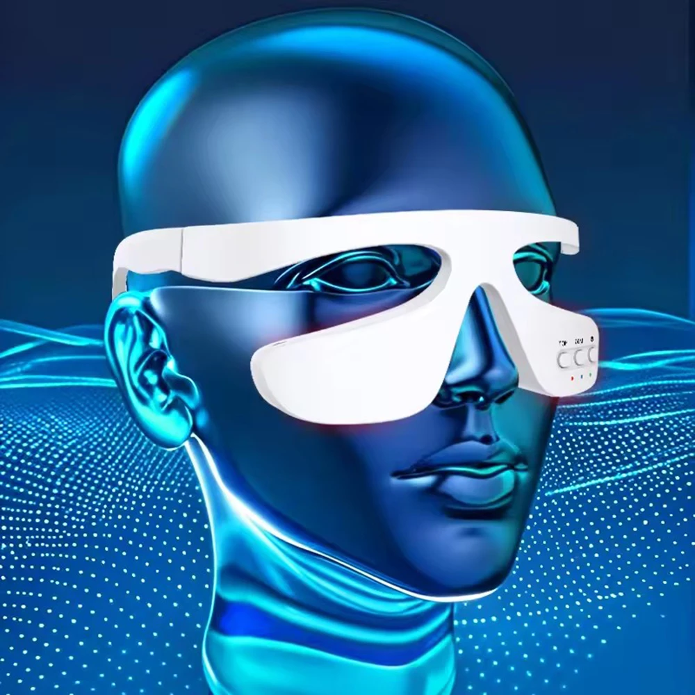 3D Eye Massager Anti-Aging Eye Massage Instrument Eyes Fatigue Relief Relaxation Relieve Dark Circles EMS Eye Lift Care Massage