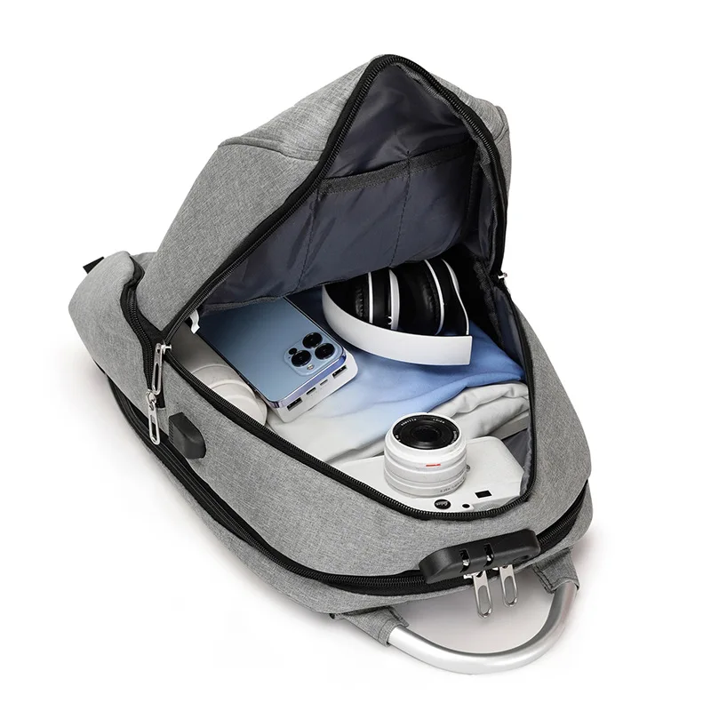 Men's Backpack Oxford Waterproof Backpack Business Computer Bag Leisure Travel High School Student