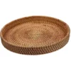 Multifunction Rattan Storage Basket Food Tray Woven Bread Multi-function Coffee 1