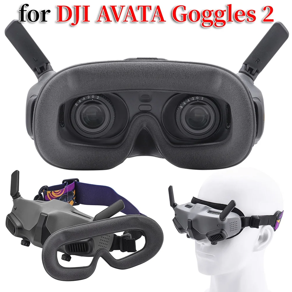 Eye Pad For Dji Avata Goggles 2 Flight Glasses Soft Sponge Eye Face Cushion Replacement Cover For Avata Accessories Y0e7