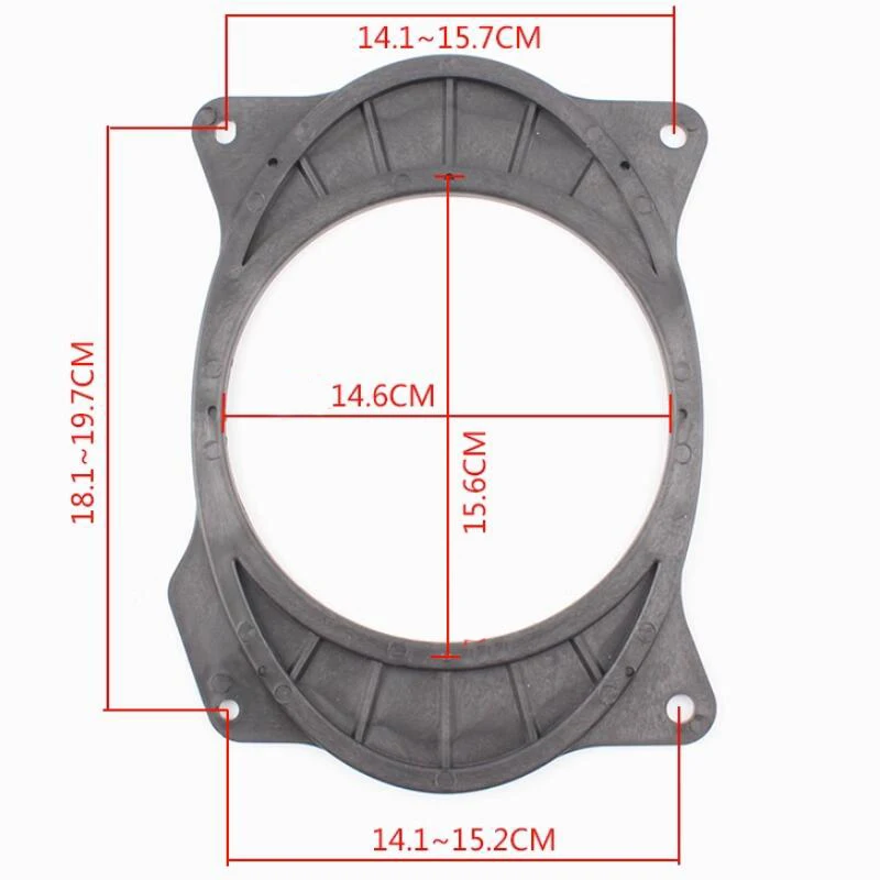 Speaker Adapter Spacer Horn Pad Mounts For Camry 2006~2011 For Corolla 2006~2013 Mark X For BYD F3 F3R G3 Rear Platform