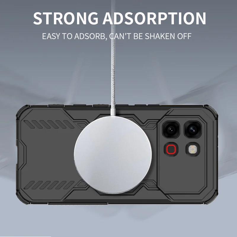 Lens Protection Heat Dissipation Case with Magnetic Wireless Charging Feature