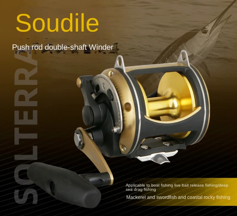 Okuma Solterra-Conventional Overhead Fishing Reel, Deep-Sea Trolling, Fishing  Reel - AliExpress