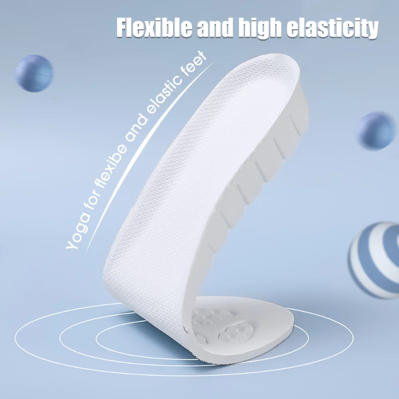 รูปสินค้า พื้นรองเท้ากีฬาเพิ่มความสูงความสูง1.5/2.5/3.5ซม. Insole Memory Foam ป๊อปคอร์สำหรับเท้าผู้ชายผู้หญิงออร์โทพีดิกส์รองเท้าแทรกดูแลเท้า