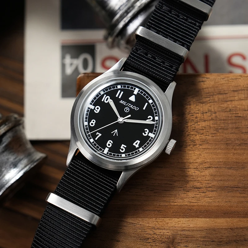 Militado ML22 Limited Edition Quartz Watch Miyota 2035 Movement K1 Glass Vintage thumbnail 4