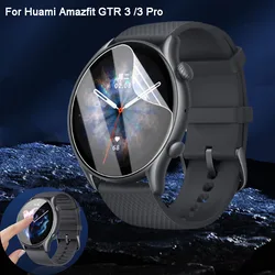 Hydrogel Protective Film Set - Premium Smartwatch Screen Protectors, 4 - Pack (Amazfit GTR 3)