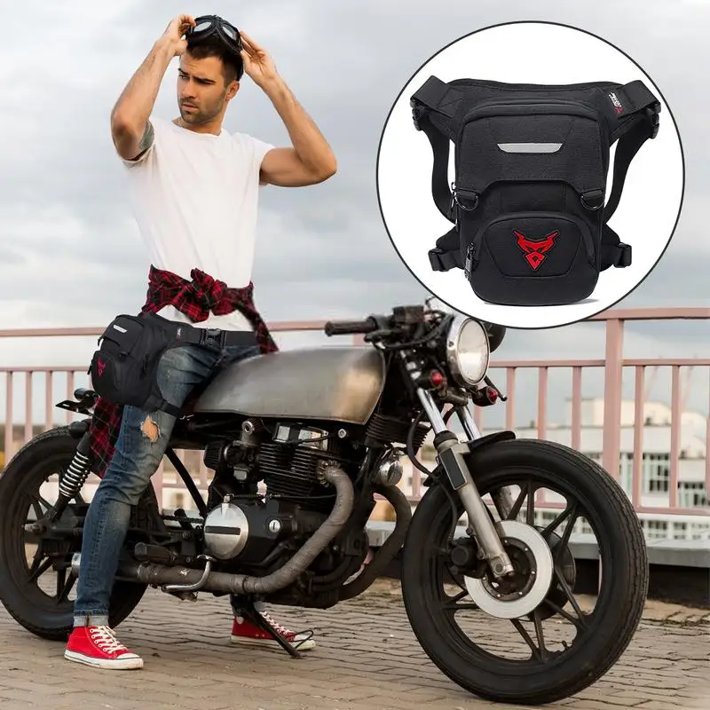 

Motorcycle Leg Bag Drop Waist Leg Side Bag Thigh Belt Hip Bum Waterproof Travel Pack Waist Hip Motorbike Backpack