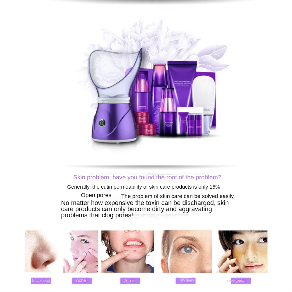 Nano Facial Steamer Hot Spray Home Humidifier Moisturizing Beauty Sprayer Beauty Instrument Steaming Machine
