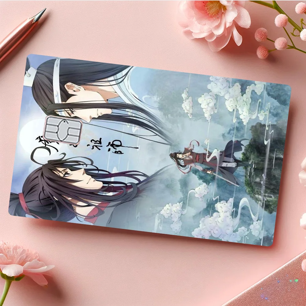 Mo Dao Zu Shi Anime Young Creidt Card Debit Card Sticker Film Case Front Tape For Small Big Chip No Chip
