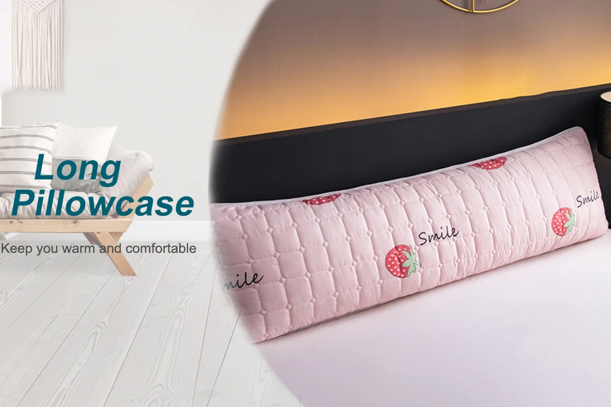 Description Picture 2 of itemBody Pillowcase Cover Colorful Cushion Long Pillowcase Decorative Soft Large Bedding Pillow Cases for Beddroom Couch Home