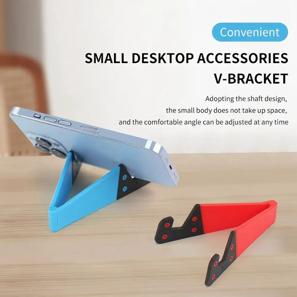 V-Shaped Mobile Cell Phone Universal Replicat Holder Tablet Foldable Stand For PC IPad E-Reader Portable Adjustable Support Rack_voghion.com