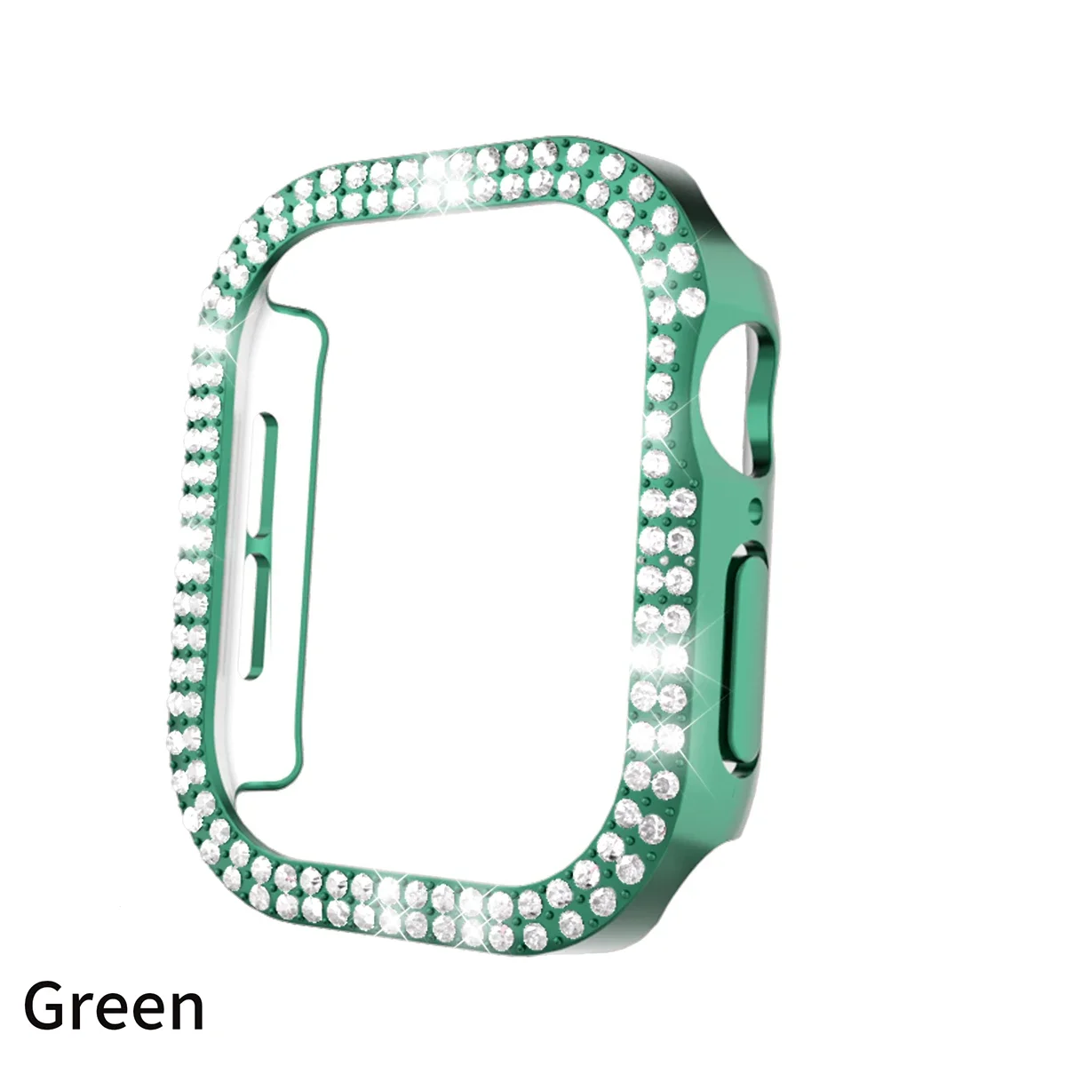 Bling Double Diamond Crystal Protective Bumper Case