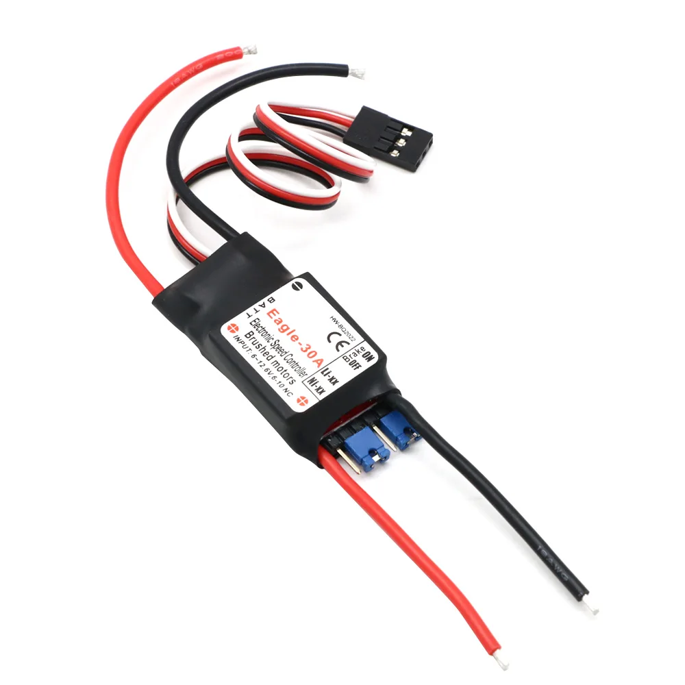 Brushed ESC Eagle 20A/30A 2-3S BEC 5V pro modelářské letadélka