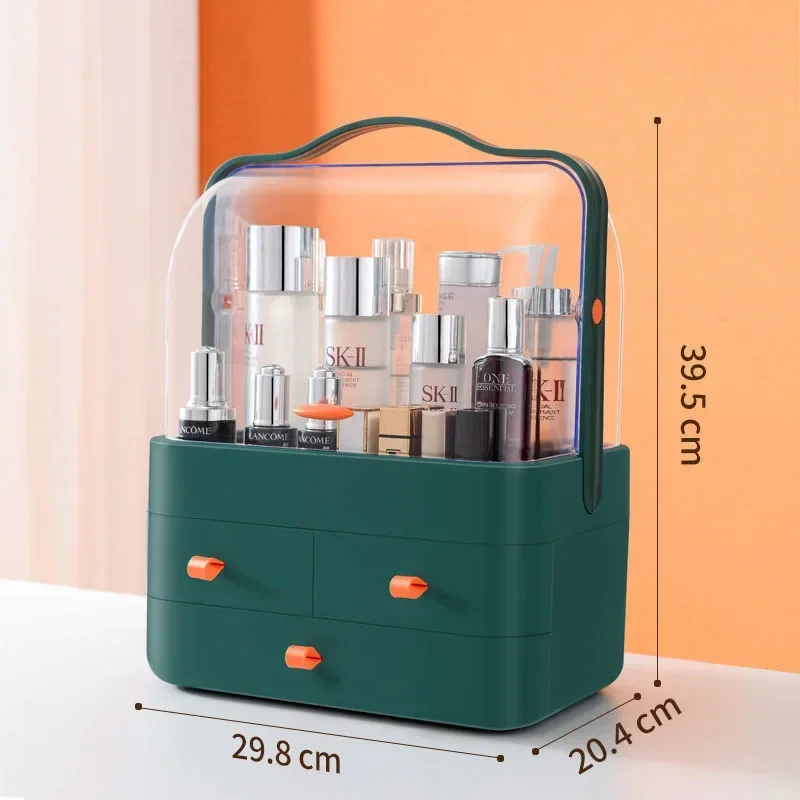 

Plastic Organizer Box Office Drawers Laundry Cosmetic Storage Jewelry Transparent Estantes Organizadores Storage Supplies CY50SN