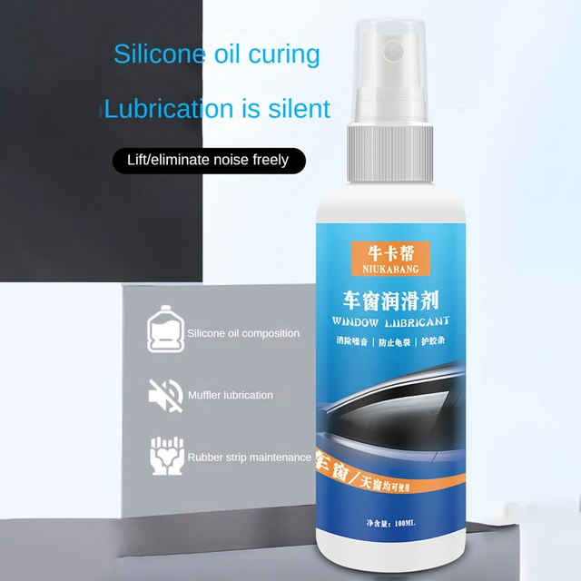 Garage Door Lubricant Spray Car Door Seal And Window Lubricant 100ml  Multipurpose Car Window Lubricating Grease For Auto And - AliExpress