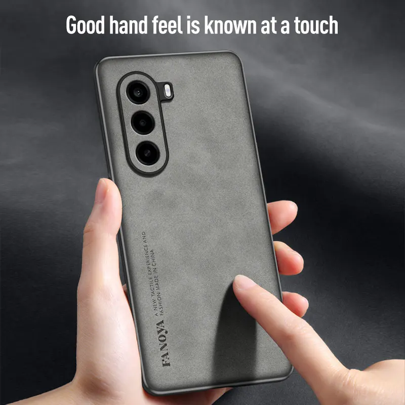 Luxury Sheepskin Leather Retro Men's Back Cover