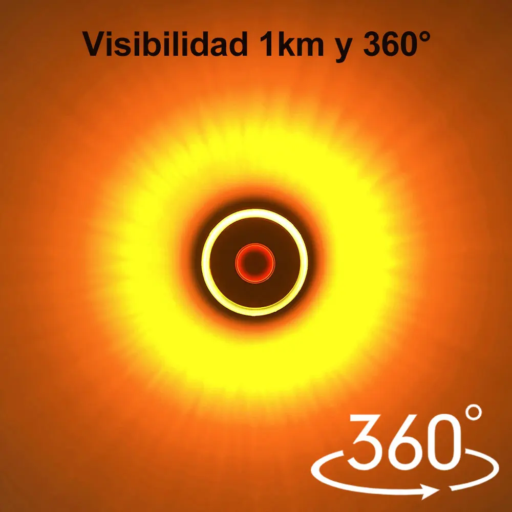 NEUES V16 Warnlicht, Geolokalisierungs-DGT3.0 Auto-Notlicht, 360° ° 1km Sichtweite mit SIM-Karte, gültig bis 2038, IP54 Wasserdichtes Auto-Zubehör – Detail 2