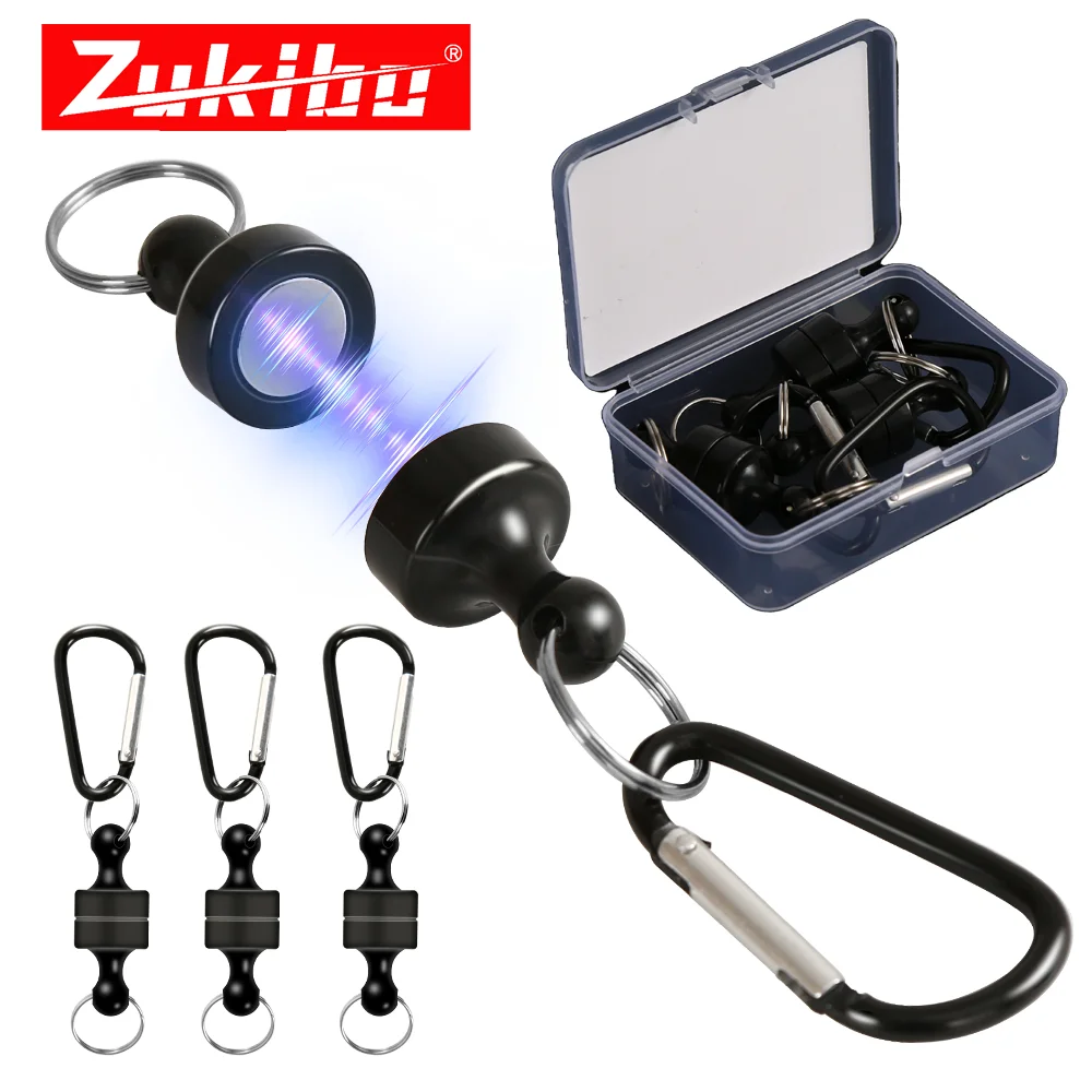 Zukibo Magnetic Fast Hanging Buckle Strong Metal Magnetic Force Fishing Clip Accessory