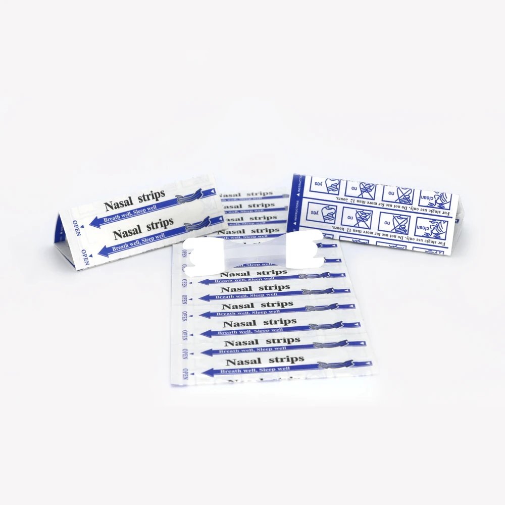 Nasal Strips 50pcs/Lot Transparent Nasal Strips Anti-Snoring Sticker Better Nose Breath Reduce Snoring Tool Health Care Stop Snoring Patch