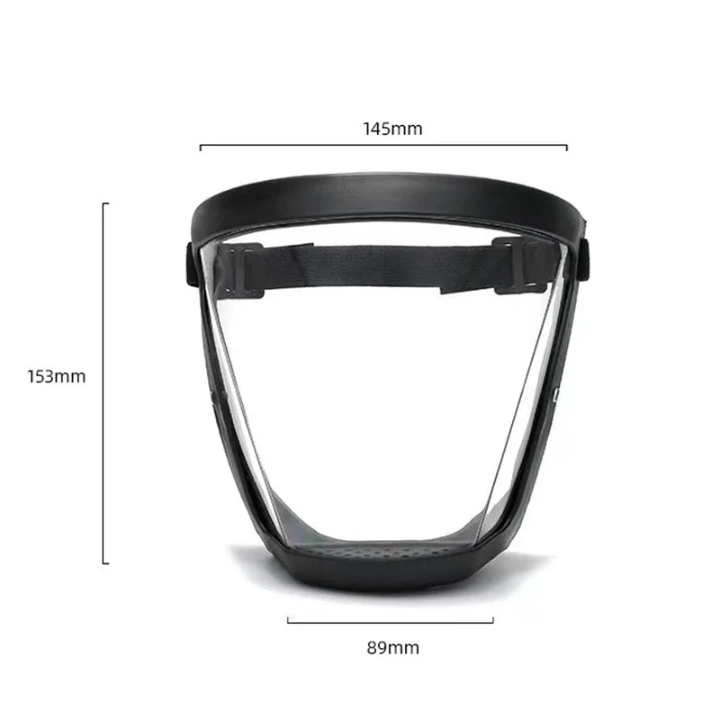 Face Protector Transparent Full Face Shield Mask Head Protective Cover Eye Safety Glasses
