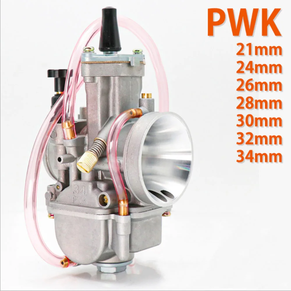 Moto Sandblasted Pwk Carburatore 21 24 26 28 30 32 34Mm Per Racing Mikuni Koso Atv Yamaha Dirt Bike Motocross Carburatore