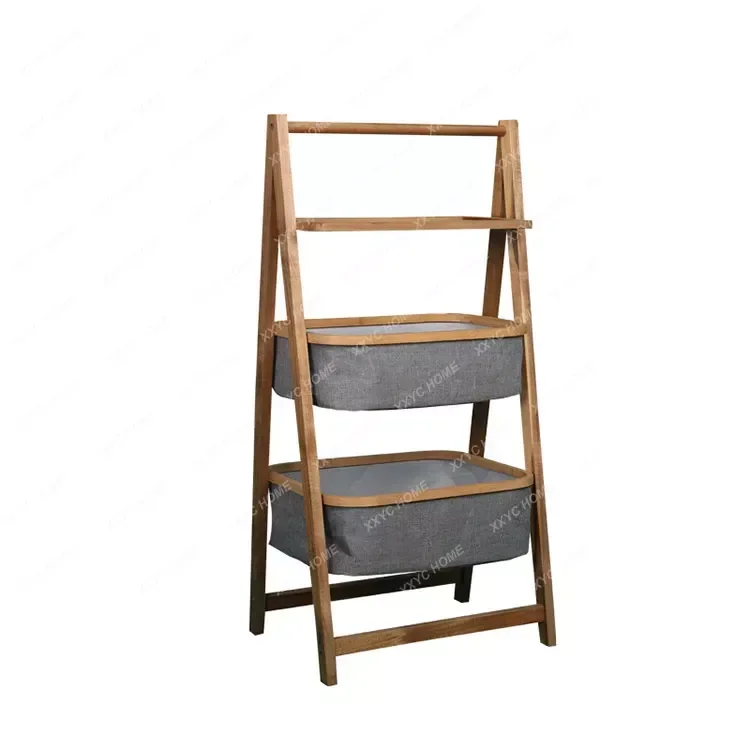 Bathroom toilet dirty clothes basket
