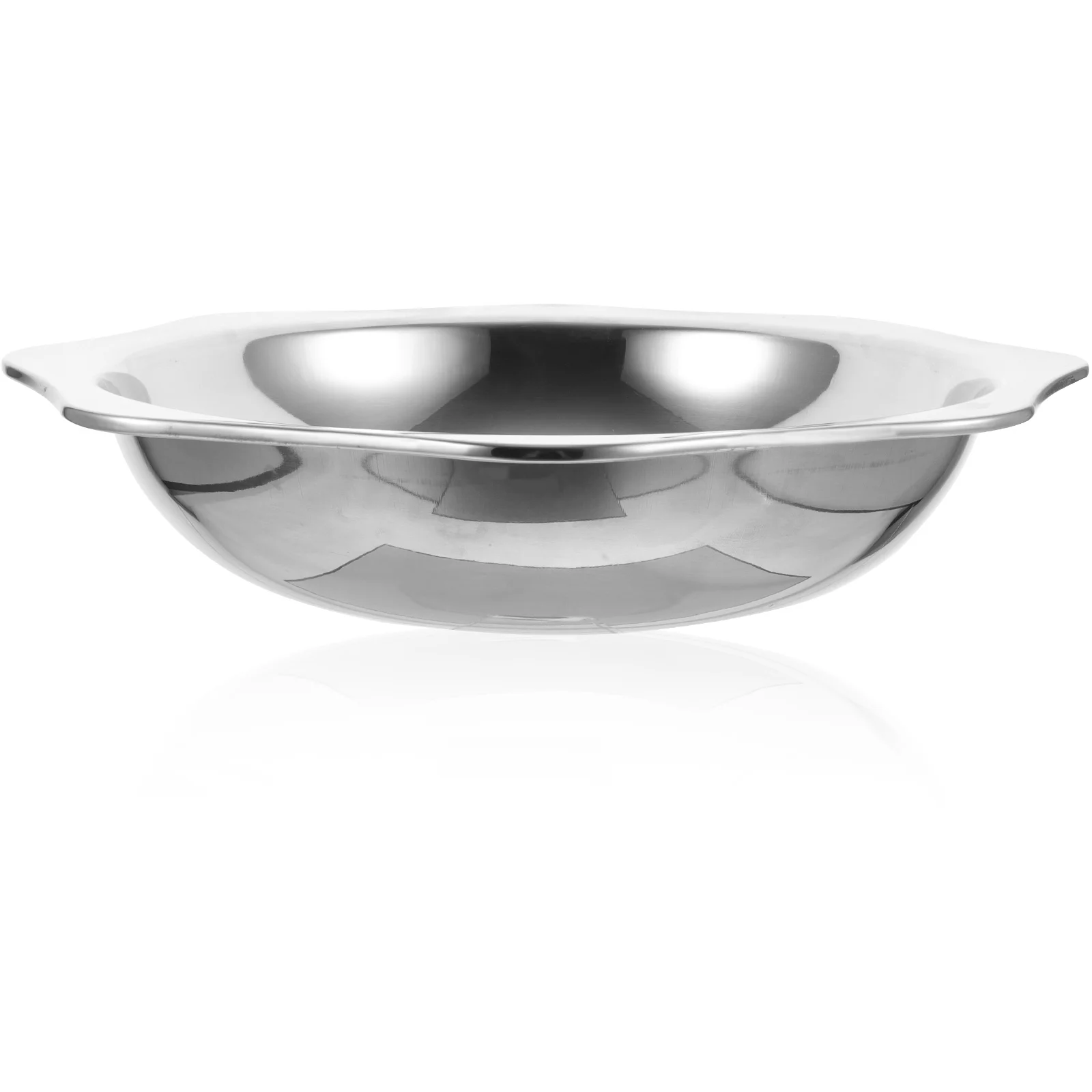 

Stainless Steel Griddle Pot Hot Thicken Metal Fast Heating Seafood Cooking Utensil
