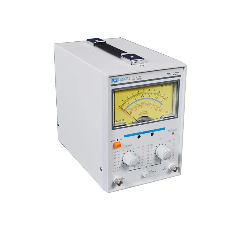 TVT-322 Dual Channel Milivoltmeter Double Needle Millivoltmeter New Design High