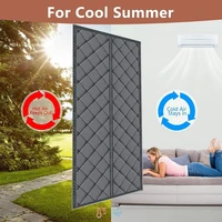 Winter Door Curtain Windproof Warm Partition Curtain Magnetic Door Curtain Punch-free Door Curtain Bedroom Block Curtain - Image 3