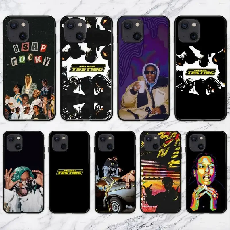 A-Asap-R-Rockys Custodia Per Telefono Singer Per Iphone 11 12 Mini 13 14 Pro Xs Max X 8 7 6S Plus 5 Se Xr Shell