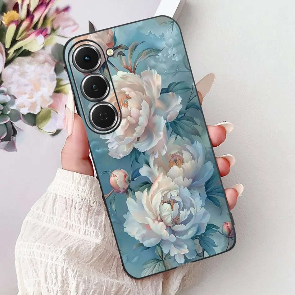 Elegant Floral Butterfly Phone Case - Soft Silicone TPU Cover