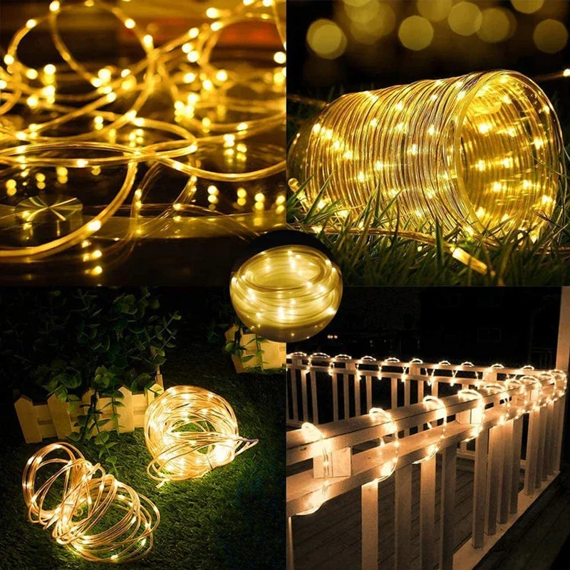 Description Picture 5 of itemLED Solar Lights Outdoor Waterproof Garden Christmas Decoration Party Camping Halloween Lights LED Rope Lights