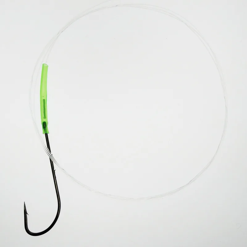 PD 낚시 장비 바다 낚시 더블 백 바브 긴 생크 후크 와이어 후크 손으로 묶인 후크 바다 낚시 보트