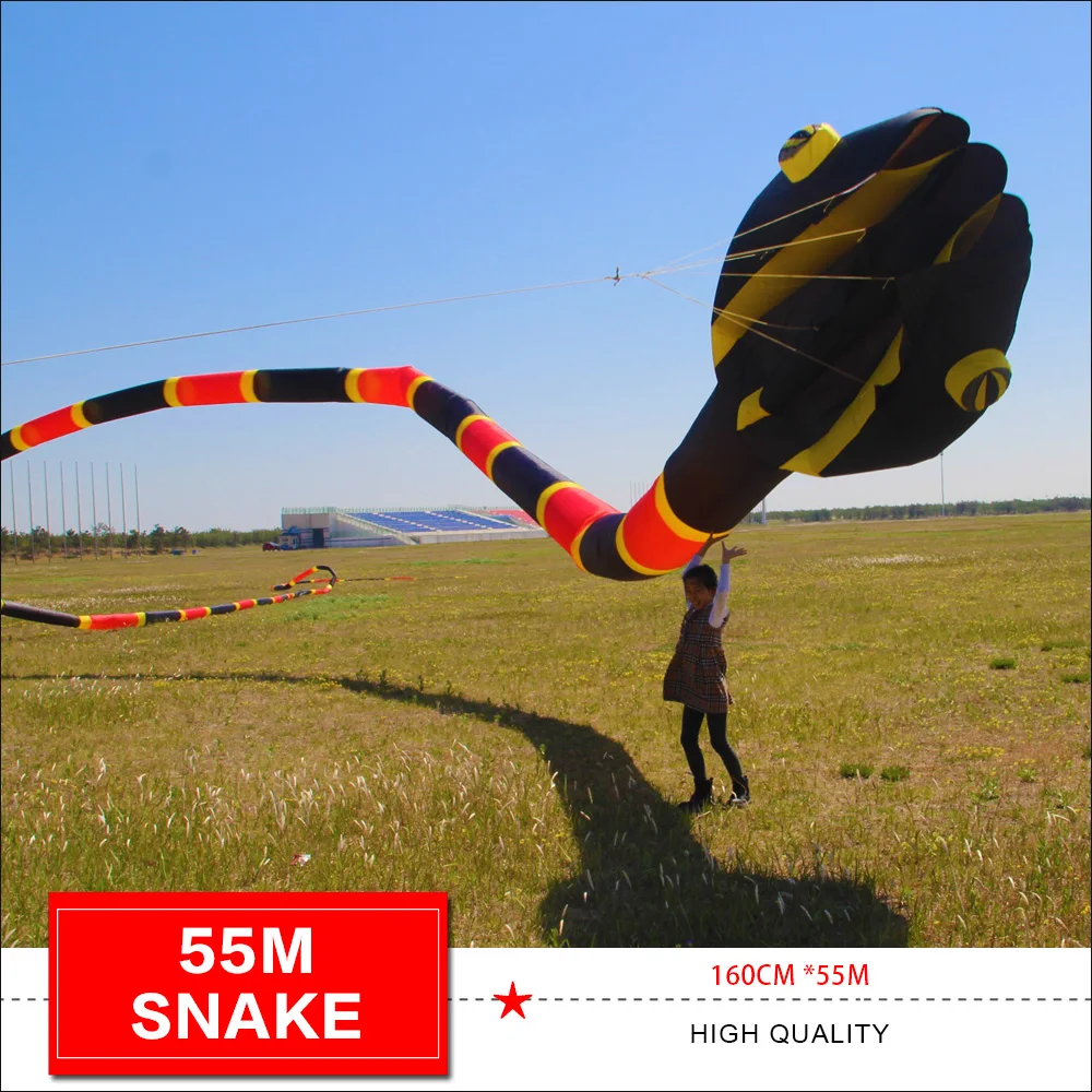 55M Coral SNAKE KITE SOFT INFLATABLE