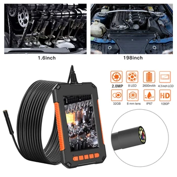 Caméra endoscope étanche IP67, écran LCD 4.3 2