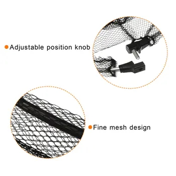 Folding Fishing Net Round Extend to 4.9ft Aluminium Alloy Telescopic Landing Pole Handle with M8 Thread for Freshwater Saltwater 4