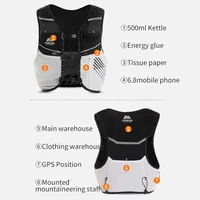 AONIJIE New C9116-5L Lightweight Hydration Vest Fits 6.8 Inch Phones,Hydration Backpack for Trail Running,Hiking,Cycling 2