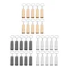 10Pcs Aluminum Alloy Emergency Survival Whistle Double Tube High Frequency Survival Whistle with Keychain 1