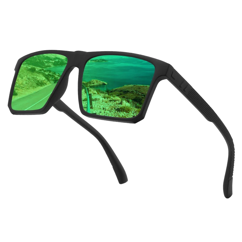 Fashion Square Polarisierte Fahren Sonnenbrille Männer Frauen Angeln Radfahren Luxus Marke Designer Sonnenbrille Brillen UV400 – Detail 8