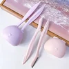 Karsyngirl 2Pcs/set Cute Rabbit Shape Eyebrow Trimmer Facial Hair Remover Eyebrow Lip Razor Eyebrow Trimmers Beauty Makeup Tool 6