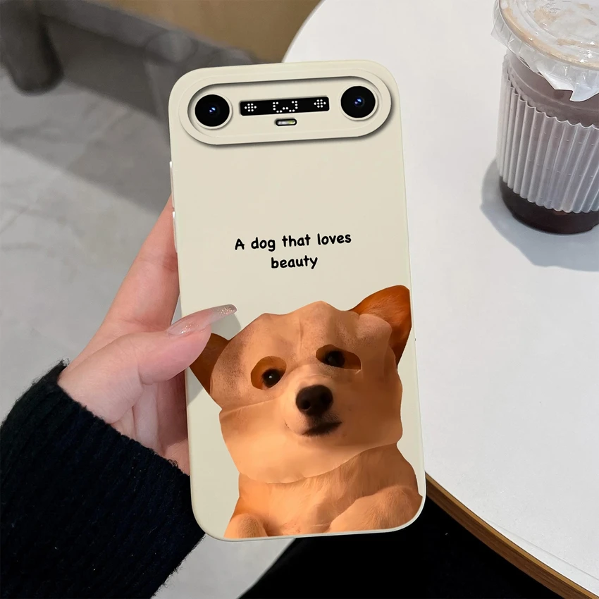 Beautiful Clouds Pattern Slim Liquid Silicone Anti-Slip Phone Case