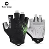 WEST BIKING Cycling Gloves Cool Spider Pattern Half Finger Summer MTB Road Bike Gloves Half Finger Touch Screen Sports Gloves 1
