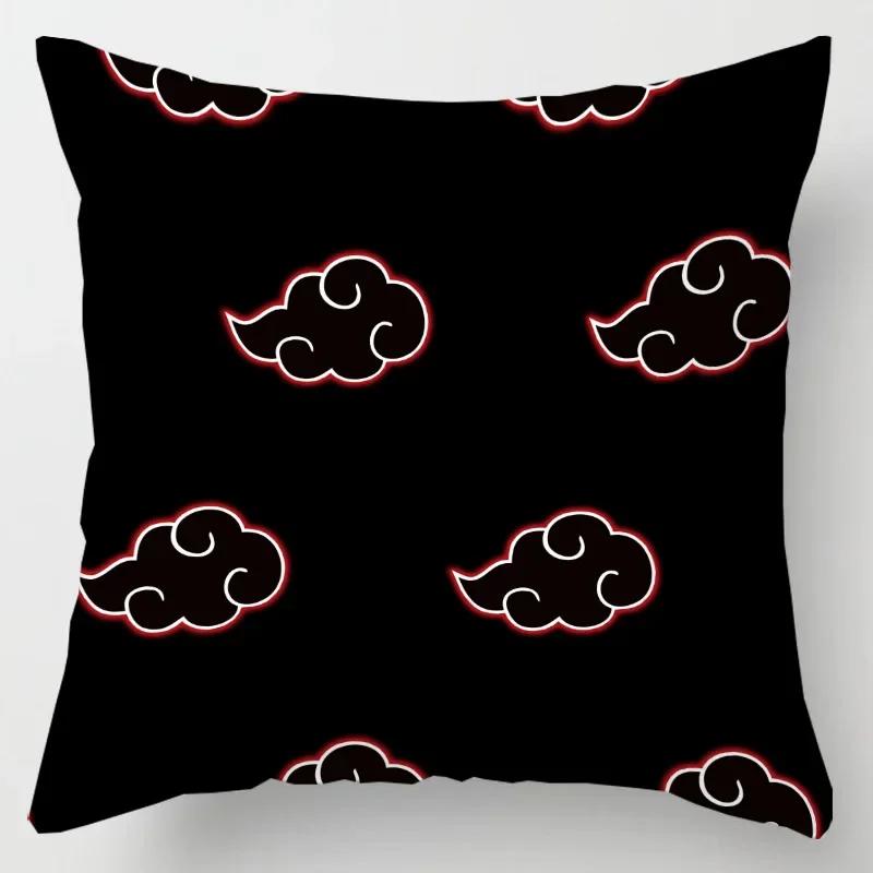 Naruto Red Cloud Uchiha Itachi Decorative Square Pillow Cover