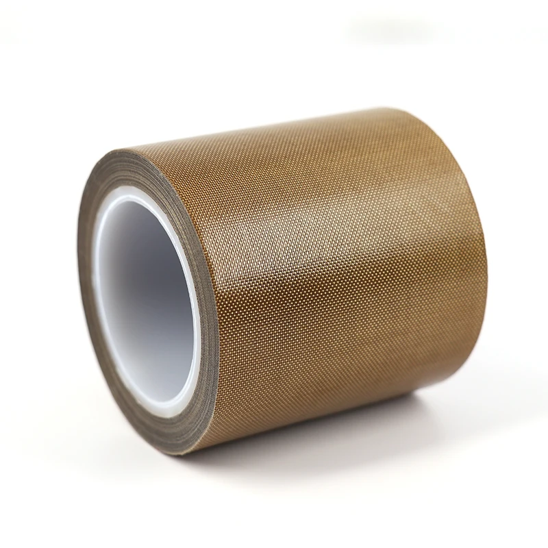 PTFE 접착 천 절연 폭 50  100mm 두께 0.13mm 0.18mm, 내열성 밀봉 PTFE 테이프