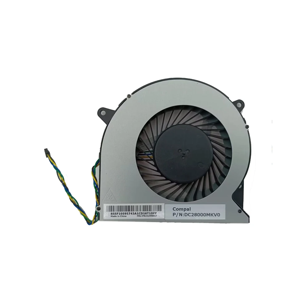 노트북 PC 쿨러 프로세서 라디에이터, Lenovo AIO 3-24IMB05 3-22IMB05 3-27IMB05 V50a-24IMB V50a-22IMB CPU 냉각 팬, 01MN927