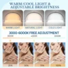 Nail Table Lamp With Diamond Manicure Desk Lamp With Remote LED Half Moon Light For Nails Art Tattoo Salon Eyelash 4