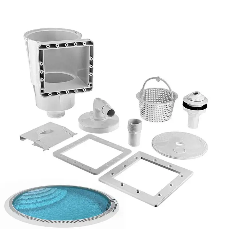 

Replacement Pool Skimmer Kit ABS Material Summer Pool Supplies Home Backyard Pools Ground Cleaning Tools And Accessories